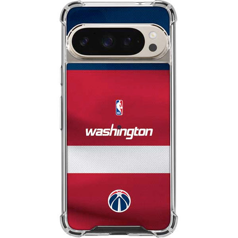 NBA Washington Wizards Jersey Google Pixel 9/9 Pro Clear Case